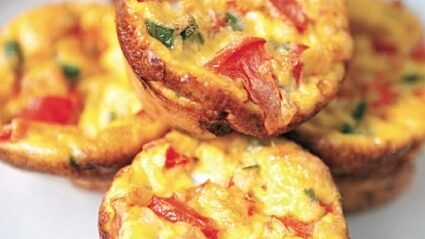 Feature Image for Recipe: Egg & Vegetable Muffins post
