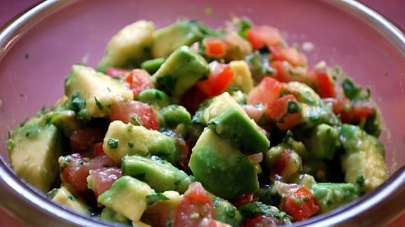 Feature Image for Recipe: Simple Avocado Salsa post